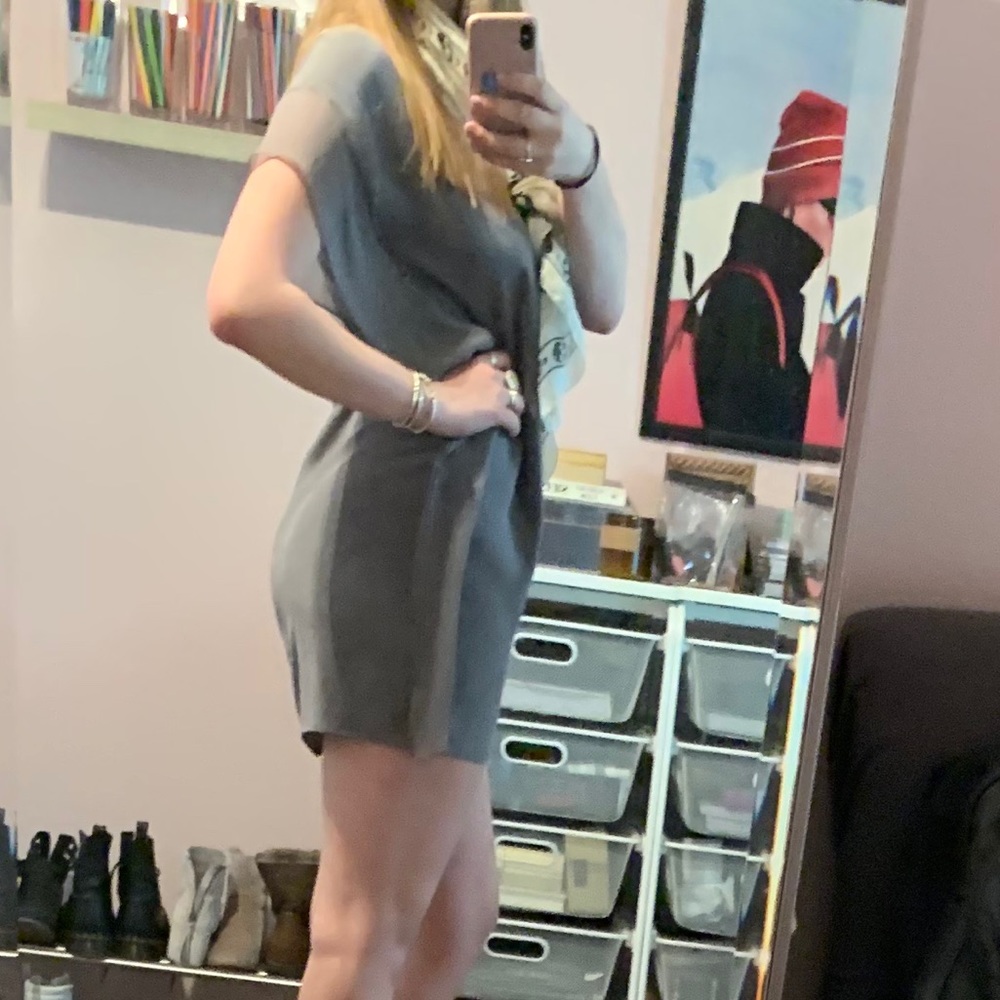 ULLA JOHNSON cute Flowy grey dress (sz 6)